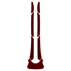 2008-2009 Honda F15 F15X Jet Ski Boat Flooring EVA Foam Decking Sheet Traction Mat Hzchione Black Red