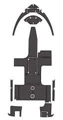 2012 Robalo R227 Traction Mats Eva Foam Boat Flooring Marine Decking Hzchione Dark Grey Black