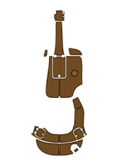 2017 Monterey 224 FS Traction Mats Eva Foam Boat Flooring Marine Decking Hzchione Brown Black