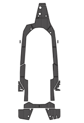 2023 Axopar 28' Aft Cabin Traction Mats Eva Foam Boat Flooring Marine Decking Hzchione Dark Grey Black