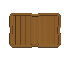 YETI Tundra 50 Cooler Pad Hzchione Brown + Black