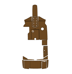 2015 Four Winns 210 Traction Mats Eva Foam Boat Flooring Marine Decking Hzchione Brown Black