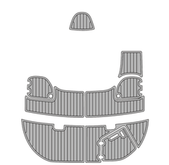 2005 Tahoe 234 Traction Mats Eva Foam Boat Flooring Marine Decking Hzchione Light Grey Black
