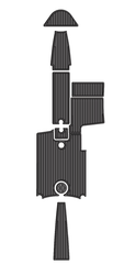 2010 MasterCraft X14 Traction Mats Eva Foam Boat Flooring Marine Decking Hzchione Dark Grey Black