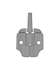 2014 Monterey 224 FS Traction Mats Eva Foam Boat Flooring Marine Decking Hzchione Gray Black