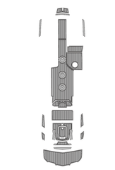 2019 Mastercraft X22 Traction Mats Eva Foam Boat Flooring Marine Decking Hzchione Light Grey Black