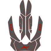 2017-2019 Sea Doo GTR-X 230 Customize Jet Ski Mats Non-Slip Motorboat Traction Mat Hzchione Dark Gray Red-RXP