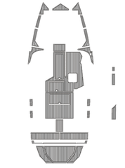Pavati AL24 Traction Mats Eva Foam Boat Flooring Marine Decking Hzchione Light Grey Black
