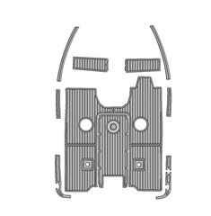 2016 Ranger Angler 1880 Traction Mats Eva Foam Boat Flooring Marine Decking Hzchione Light Grey Black