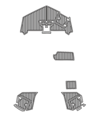 2018 Nautic Star 243 Traction Mats Eva Foam Boat Flooring Marine Decking Hzchione Light Grey Black