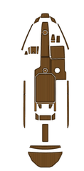 2019 Moomba Mojo Traction Mats Eva Foam Boat Flooring Marine Decking Hzchione Brown Black