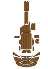 2007 Nautique 220 Traction Mats Eva Foam Boat Flooring Marine Decking Hzchione Brown Black