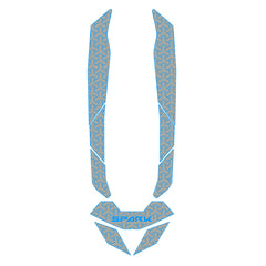 2014-2024 Sea Doo SPARK 1 & 2 UP Customize Jet Ski Mats Non-Slip Motorboat Traction Mat Hzchione Light Gray Blue Spark