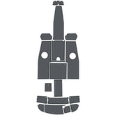 2004-2009 Chaparral 210 SSI Swim Platform Cockpit Pad Teak Decking