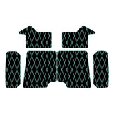 KAWASAKI JL650 Jet Ski Boat Flooring EVA Foam Decking Traction Mat Hzchione Black Cyan