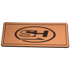Sea Hunt Boats Helm Pad Hzchione 31.71" x 15.54" /6mm Light brown+Black SeaHunt Engrave