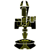 Sea Doo 2011-2024 Scarab 165 lD Traction Mats Eva Foam Boat Flooring Marine Decking Hzchione Black Neon Yellow