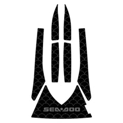 2003-2008 Sea Doo GTX Customize Jet Ski Mats Non-Slip Motorboat Traction Mat Hzchione Black Gray-Fish Scale