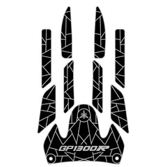 2000-2002 Yamaha GP 1200R GP 1300R EVA Foam Boat Flooring Jet Ski Traction Mats Hzchione Black Gray