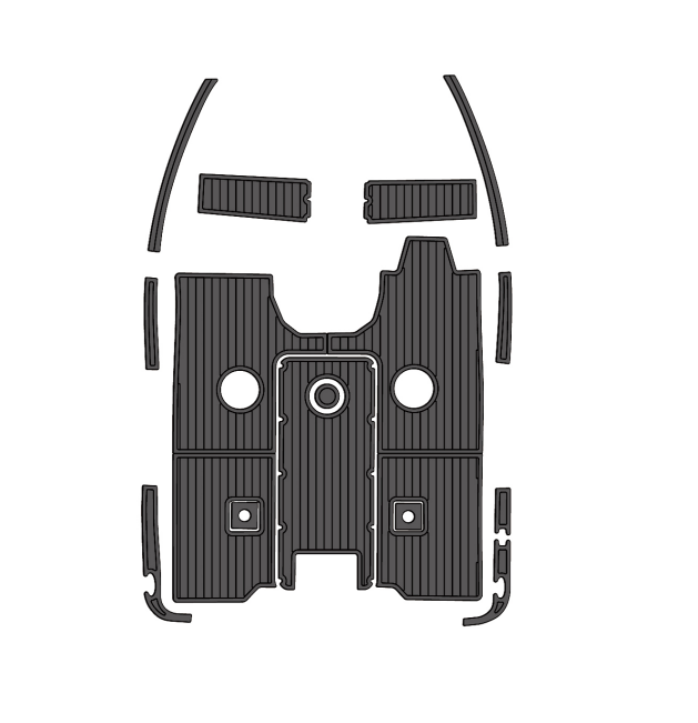 2016 Ranger Angler 1880 Traction Mats Eva Foam Boat Flooring Marine Decking Hzchione Dark Grey Black