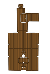 2017 Steiger Craft 31 Miami Traction Mats Eva Foam Boat Flooring Marine Decking Hzchione Brown Black