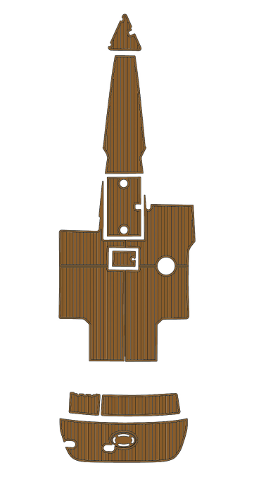 2000 Crownline 266 Traction Mats Eva Foam Boat Flooring Marine Decking Hzchione Brown Black