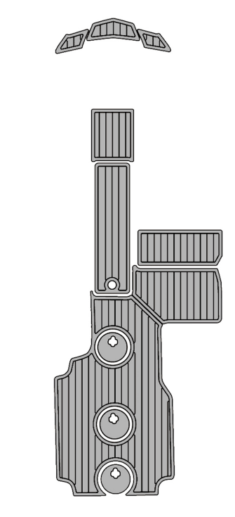 2015 Mastercraft NXT20 Traction Mats Eva Foam Boat Flooring Marine Decking Hzchione Light Grey Black