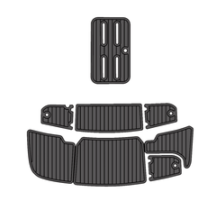 2003 Bryant 214 Traction Mats Eva Foam Boat Flooring Marine Decking Hzchione Dark Grey Black