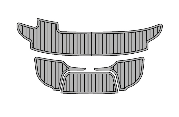 2023 Crownline CS23 Traction Mats Eva Foam Boat Flooring Marine Decking Hzchione Light Grey Black