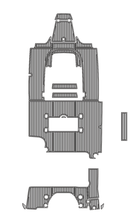 2021 Robalo 242 Explorer Traction Mats Eva Foam Boat Flooring Marine Decking Hzchione Light Grey Black