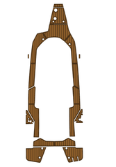 2023 Axopar 28' Aft Cabin Traction Mats Eva Foam Boat Flooring Marine Decking Hzchione Brown Black