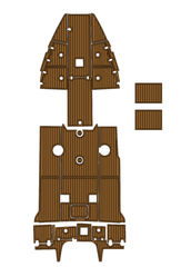 2019 Larson FX Traction Mats Eva Foam Boat Flooring Marine Decking Hzchione Brown Black