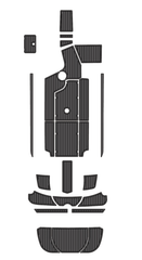 2016 Centurion SV244 Traction Mats Eva Foam Boat Flooring Marine Decking Hzchione Dark Grey Black