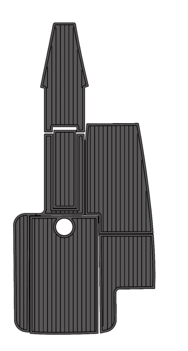 2003 MasterCraft X30 Traction Mats Eva Foam Boat Flooring Marine Decking Hzchione Dark Grey Black