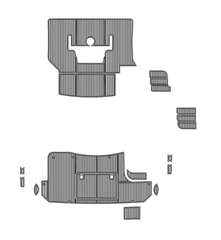 2006 Silverton 38SS Traction Mats Eva Foam Boat Flooring Marine Decking Hzchione Light Grey Black
