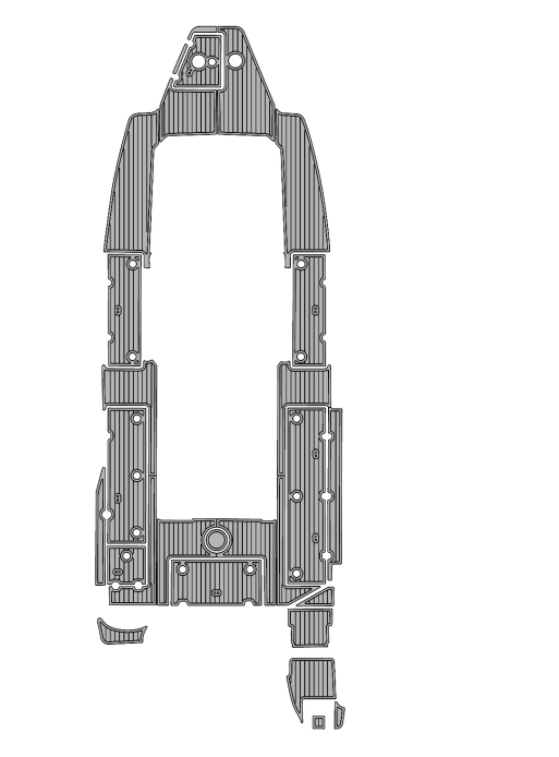2020 SEA FOX 328 Commander Traction Mats Eva Foam Boat Flooring Marine Decking Hzchione Light Grey Black