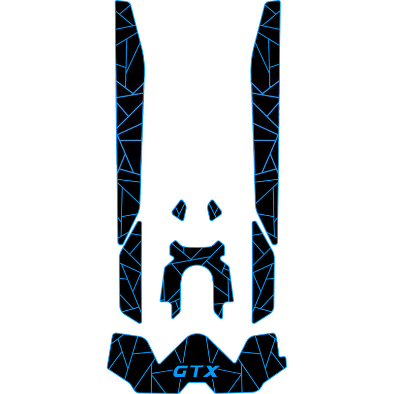 2025 Sea Doo GTX Customize Jet Ski Mats Hzchione Black Blue-GTX