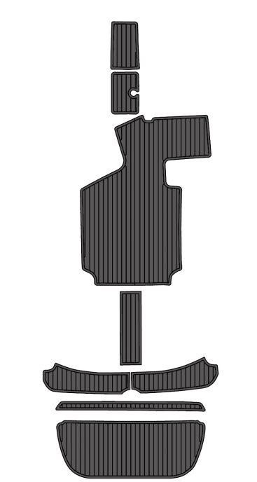 2012 Centurion Enzo SV211 Traction Mats Eva Foam Boat Flooring Marine Decking Hzchione Dark Grey Black