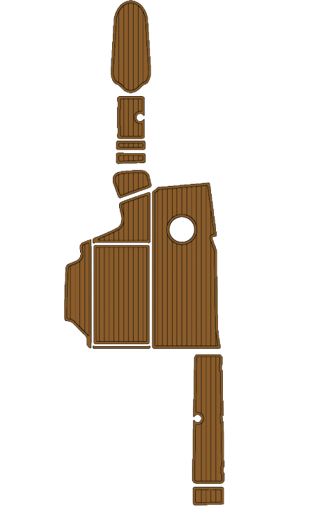 Centurion Tyyphoon Traction Mats Eva Foam Boat Flooring Marine Decking Hzchione Brown Black