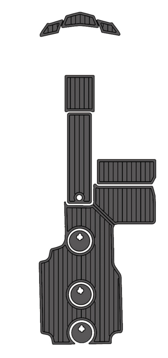 2015 Mastercraft NXT20 Traction Mats Eva Foam Boat Flooring Marine Decking Hzchione Dark Grey Black