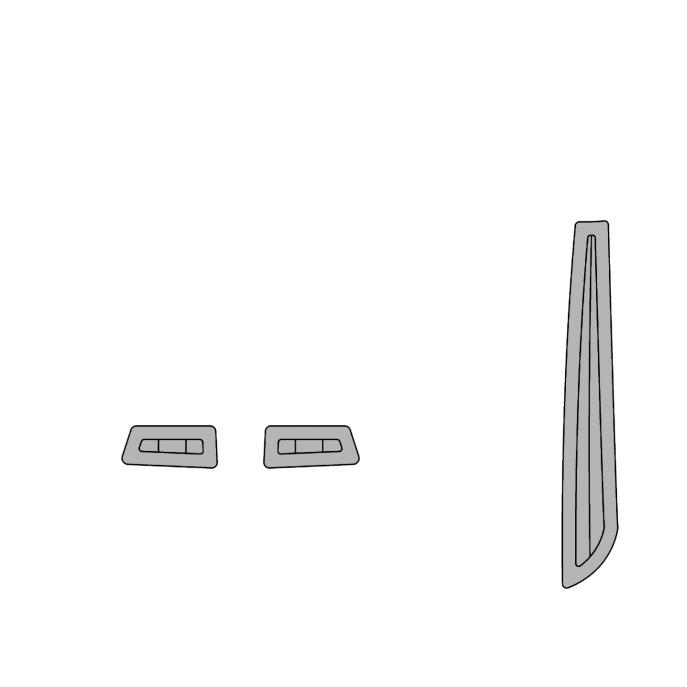 MB Sports Dash&Arm Rest Traction Mats Eva Foam Boat Flooring Marine Decking Hzchione Light Gray Black