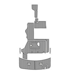 2005 Four Winns Vista 288 Traction Mats Eva Foam Boat Flooring Marine Decking Hzchione Gray Black