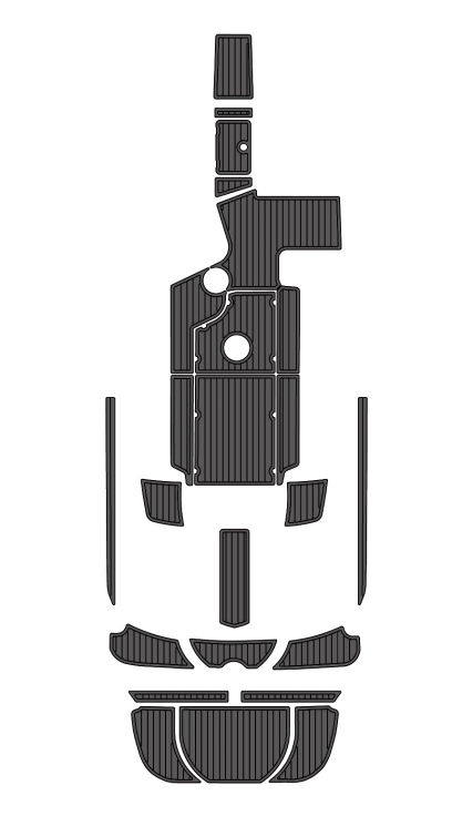 2015 Centurion FS33 Traction Mats Eva Foam Boat Flooring Marine Decking Hzchione Dark Grey Black