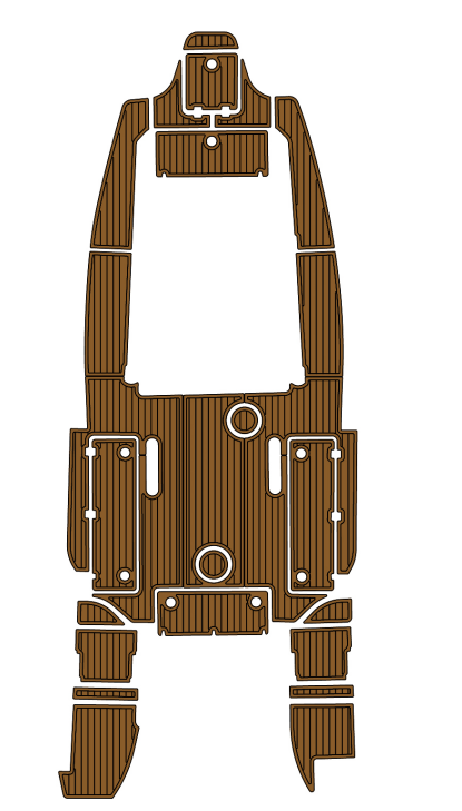 2015 Sea Fox 266 Traction Mats Eva Foam Boat Flooring Marine Decking Hzchione Brown Black