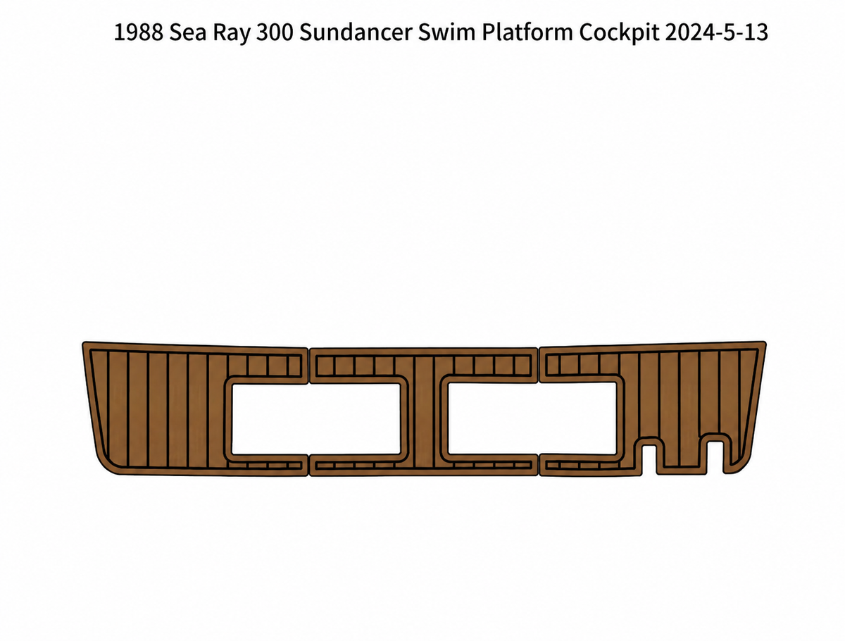 1988 Sea Ray 300 Sundancer Swim Platform Eva Foam Boat Flooring Boat Decking