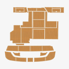 1992-1999 Sea Ray 400 Express Cruiser Cockpit Traction Mats Eva Foam Boat Flooring Marine Decking