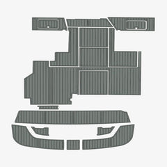 1992-1999 Sea Ray 400 Express Cruiser Cockpit Traction Mats Eva Foam Boat Flooring Marine Decking