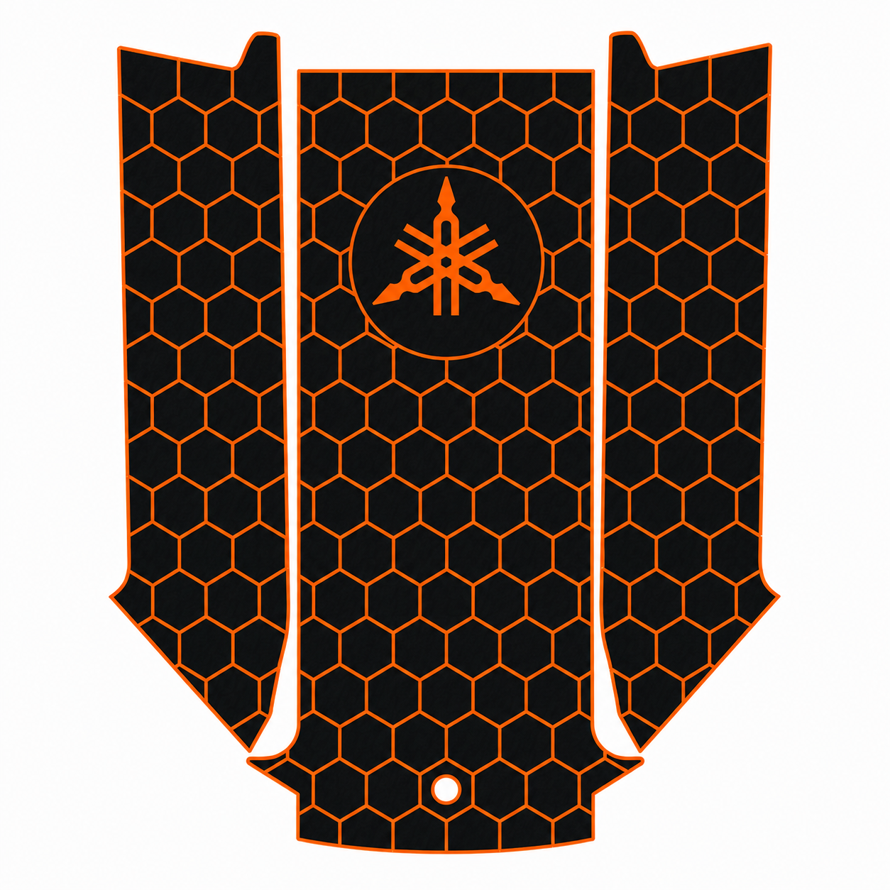 1996-2020 YAMAHA SUPER JET 650/700 EVA Foam Boat Flooring Jet Ski Traction Mats Hzchione Black Orange