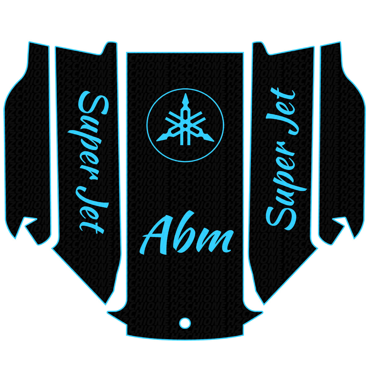 1996-2020 YAMAHA SUPER JET 650/700 EVA Foam Boat Flooring Jet Ski Traction Mats Hzchione Black Sky Blue