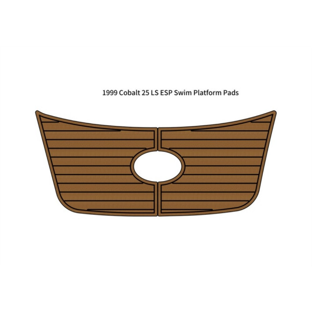 1999 Cobalt 25 LS ESP Swim Platform Step Pad Traction Mats Eva Foam Boat Flooring Marine Decking Hzchione Light Brown Black